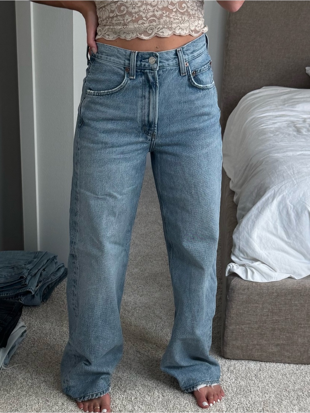 AGOLDE low curve Jean